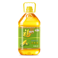 福临门 非转基因压榨玉米油4L食用油