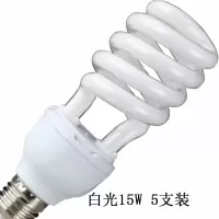 RS木林森照明 螺旋节能灯泡 三基色节能灯黄光白光15W 5支装 计价单位：组