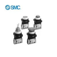 SMC 气动元件 按钮式/横向滚轮式/滚轮式 机械阀 方向控制阀 SMC官方直销
