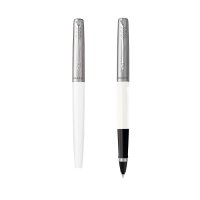 派克 乔特系列(PARKER)签字笔 宝珠笔白色胶杆