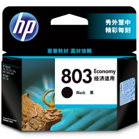 惠普(hp)803 黑色经济适用墨盒 适用DJ 1111 1112 2131 2132 2621 （单位：个）