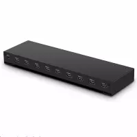 极米(XGIMI)绿联 HDMI1进8出分线器3D分频器一进八出4K高清分屏器 电脑盒子电视连接投影仪线 黑色