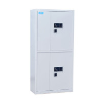 锐达星通双节保密柜办公柜资料柜钢制防盗文件柜指纹锁