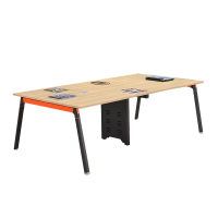 锐达星会议桌开会桌洽谈桌可定制2.0米钢架桌