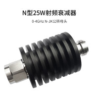 博扬 N型射频衰减器 同轴衰减器25W 30dB  0-4GHz N-JK公转母头固定衰减器 BY-N-25W-30dB