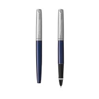 派克 乔特系列(PARKER)签字笔 宝珠笔蓝色白夹