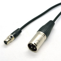 大华(alhua)DRACOmini三芯母转三芯大卡农公 小变大纯铜线三针8cm卡农口转标准卡农 1米