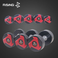 RISING锐思 无味CPU哑铃 男士哑铃健 圆头型哑铃 单只7.5kg
