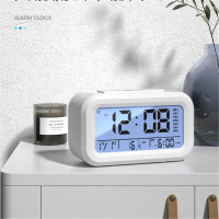 金铭洋(GOLDEN MING YANG) YC 智能时钟 3代一组闹钟(带温度)白色