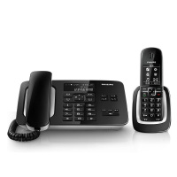 飞利浦(PHILIPS) 录音电话机 子母机 无线座机 办公家用 中文菜单 自动录音 DCTG 492+ 颜色随机