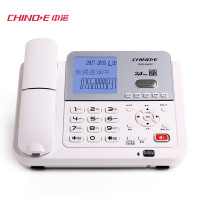 中诺 电话机 座机 录音 无绳 子母机 一拖一 主机子机同步录音 办公/家用/会议 固定 电话 GW01白色