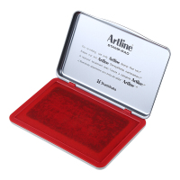 日本旗牌(Shachihata)Artline办公财务银行会计速干水性印泥67*106mm 大号 红色 EHJ-3