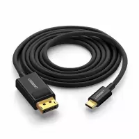绿联 Type-C转DP转换器线USB-C扩展坞转接头 Type-C转DisplayPort高清线拓展坞 1.5米
