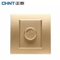 正泰(CHNT) NEW7L开关插座/香槟金/调速开关250W