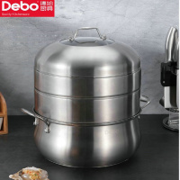 Debo德铂 克里斯蒸锅 DEP-95不锈钢三层复合底 304不锈钢蒸锅 单个装