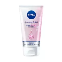 妮维雅(NIVEA)晶纯皙白泡沫洁面乳150g加量装(g+50g) 深层净透(新老包装随机发)洗面奶 洁面