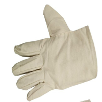 双层帆布手套 耐磨防滑加厚内衬(一双装) 可定制