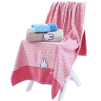 金号纯棉大浴巾家用吸水可爱卡通米菲男女成人大号加厚全棉大毛巾