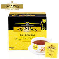 Twinings川宁英国豪门伯爵红茶袋泡茶50片/盒 2盒起发
