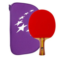 红双喜(DHS) 二星乒乓球拍 初学训练纯木成品球拍