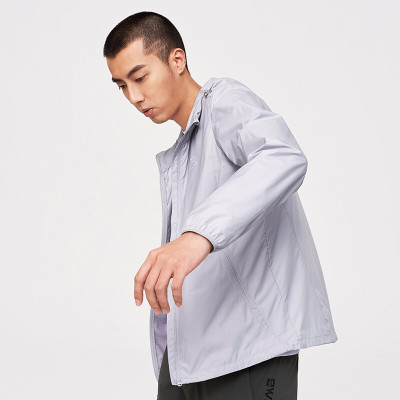 凯乐石kailas 运动连帽皮肤衣男款户外旅行风衣纯色防风外套休闲都市日常通勤户外风衣防晒衣