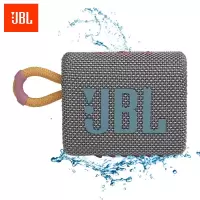 新品首发JBL GO3音乐金砖3代升级版无线蓝牙音箱户外便携防水 灰色