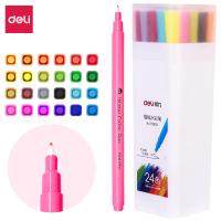 得力70692_24色描线水彩笔(混)（5筒）