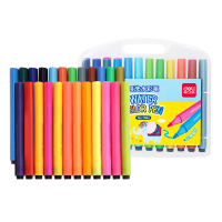 得力优酷7064水彩笔(混)(24支/盒)(5盒)