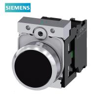 西子 3SU 平头按钮 黑色 1NO 金属 自锁型 22mm  按钮 企业定制