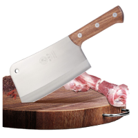 华腾 传统锻打不锈钢家用排骨刀斩骨刀锻打切骨刀斩骨刀剁骨刀