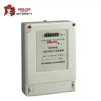德力西电气 三相电能表;DSS606 3×380V 1.0级3×3(6)A*