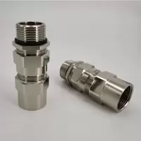 ZDET 昂力防爆铠装电缆加紧密封接头G1/2(外)-G2(内) G1/2(外)-G2(内)带接地环