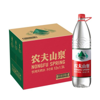 农夫山泉 饮用水 饮用 天然水1.5L 1*12瓶 整箱装