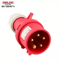 德力西电气(DELIXI ELECTRIC) 航空插头 5孔100A含插座 单个装