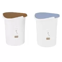 茶花1235 茶渣桶 塑料排水桶 浅蓝色(一个装)可定制