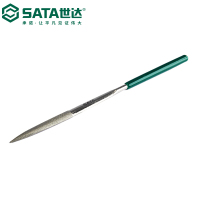 SATA世达工具金刚石尖头半圆锉 03832