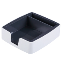 齐心 B2219 创意多功能便签盒 收纳盒 白色