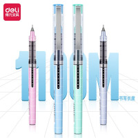 得力(deli)全针管直液走珠0.5mm 12支/盒 S658