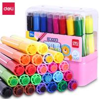 得力70654水彩笔(粉、蓝)(24支/盒)（10盒）