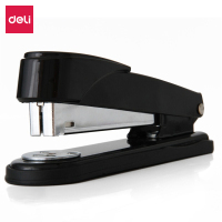 得力(deli)12#金属材质订书机 可装订50页 颜色随机 0314