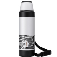 苏泊尔 SUPOR 保温壶1.5大容量户外保温壶不锈钢真空保温瓶户外车载旅行真空保温壶?竹韵系列 雅白KC15DR10