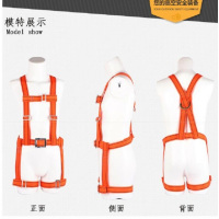 浚源 电工户外双钩保险安全绳防掉落 混色