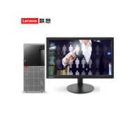 联想台式机电脑可装Win7 E96X I3-9100/4G+4G/1TB+256G固态/集/串并口/18升/21.5定制