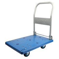 赛拓(SANTO) 轻音折叠平板车小推车手推车货车搬运车小拖车拉杆车塑钢车身