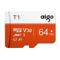 爱国者(aigo T1手机内存卡64G tf卡+读卡器套餐组合商品