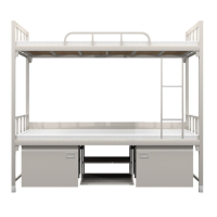 匠軍(JIANGJUN)2000*900*1800mm 上下床 高低床含鞋架床下柜