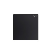 罗格朗legrand逸景系列-碳素黑插座面板86暗装型 空白盖板