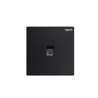 罗格朗legrand逸景系列-碳素黑插座 电脑超六类网络插座