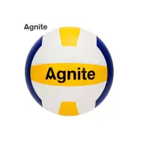 得力/安格耐特(Agnite)F1251 5号PVC软式贴片排球 室内外通用教学比赛训练排球