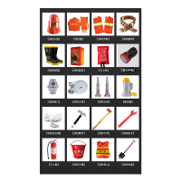 榭邦 XB-633 消防器材柜内套餐